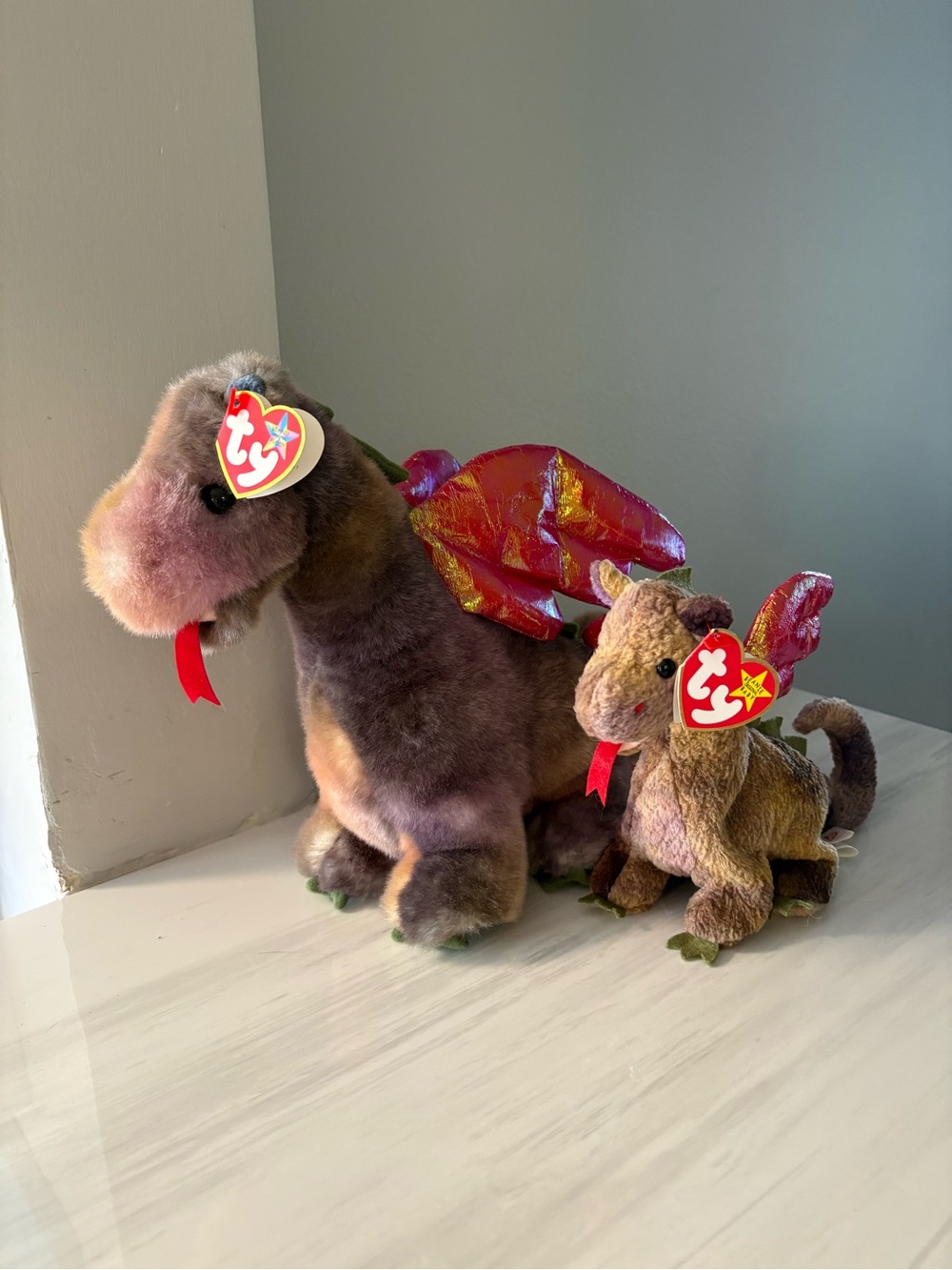 Ty Scorch Beanie Baby and Buddy Set